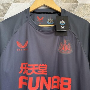 NWT Newcastle United 2021 2022 Training Football Jersey Soccer Grey Shirt M image 2