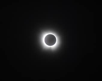foto dell'eclissi solare.