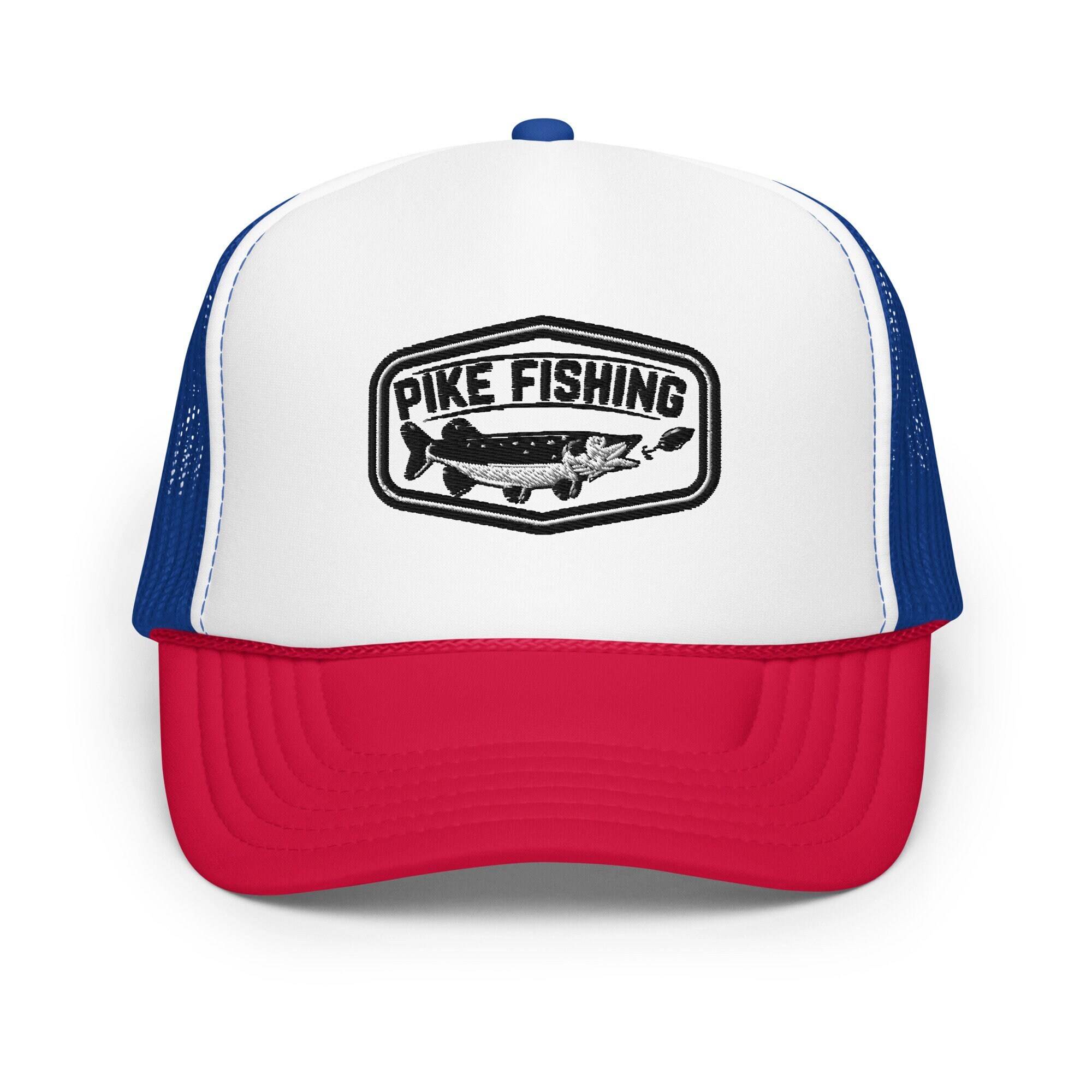Pike Fishing Hat Foam Trucker Hat Fishing Cap 