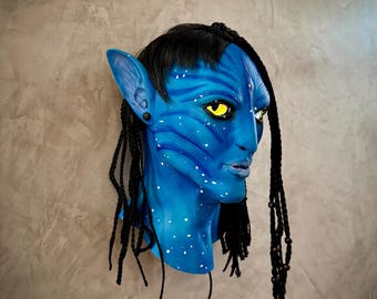 Avatar Neytiri head with Motion Tracking Eyes  – Interactive LCD Eyes