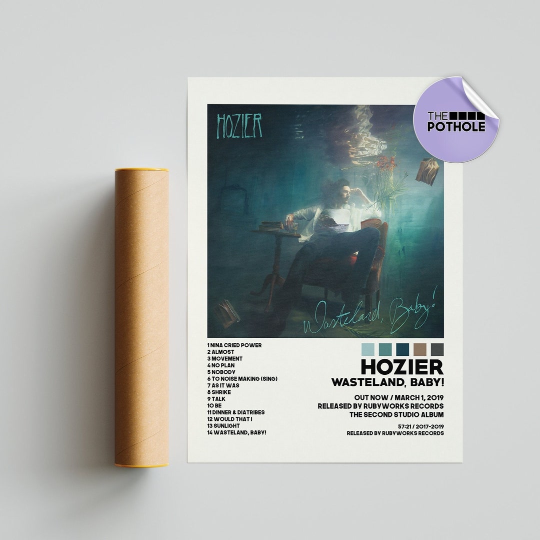 Hozier Posters / Wasteland Baby Poster Tracklist Album Etsy