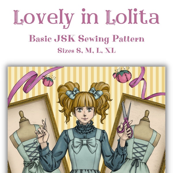 PATRÓN de costura JSK básico de Lolita
