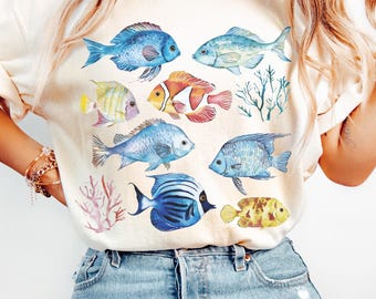 Vintage Rainbow Trout Fishing Shirt - Comfort Colors Tee
