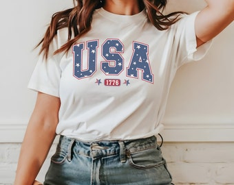 USA 1776 T-Shirt: Patriotic 4th of July Tee