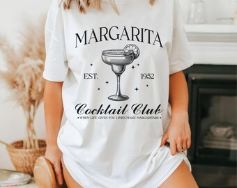 Margarita Cocktail Club T-Shirt: Summer Vacation Tee