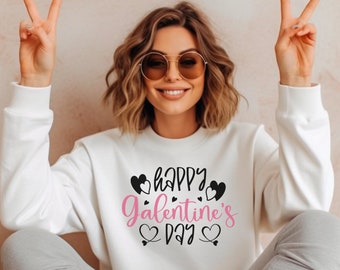 Galentine's Day Sweatshirt: Friends Valentine's Crewneck
