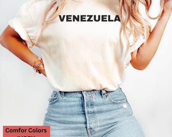 Venezuela Pride T-Shirt: Hasta El Final, Comfort Colors Tee
