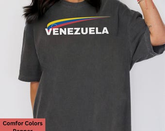Venezuela Flag T-Shirt: Trendy Venezuelan Pride Comfort Colors Tee