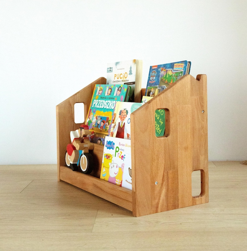 3 sprouts kinderboekenrek beige