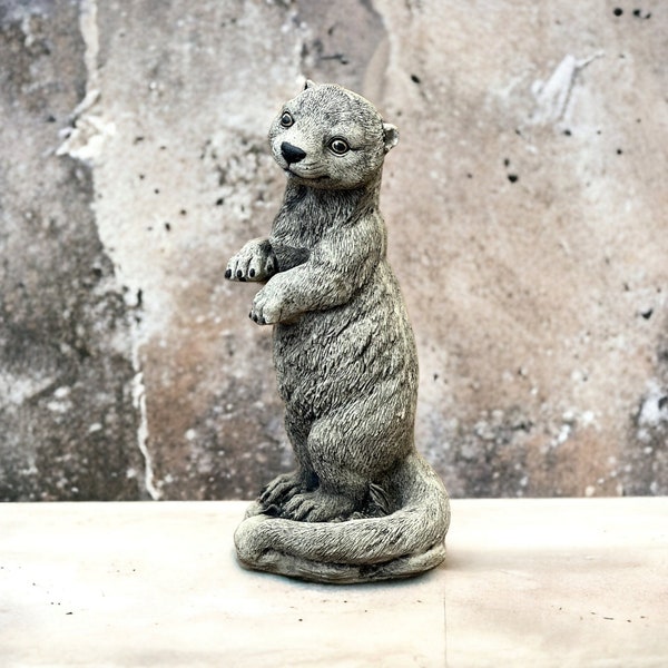 Concrete Otter Statue - Etsy