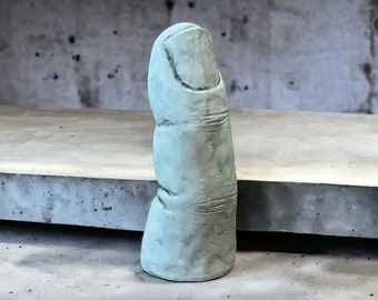 Massive finger statue Concrete middle finger sculpture Creative garden backyard or patio figure