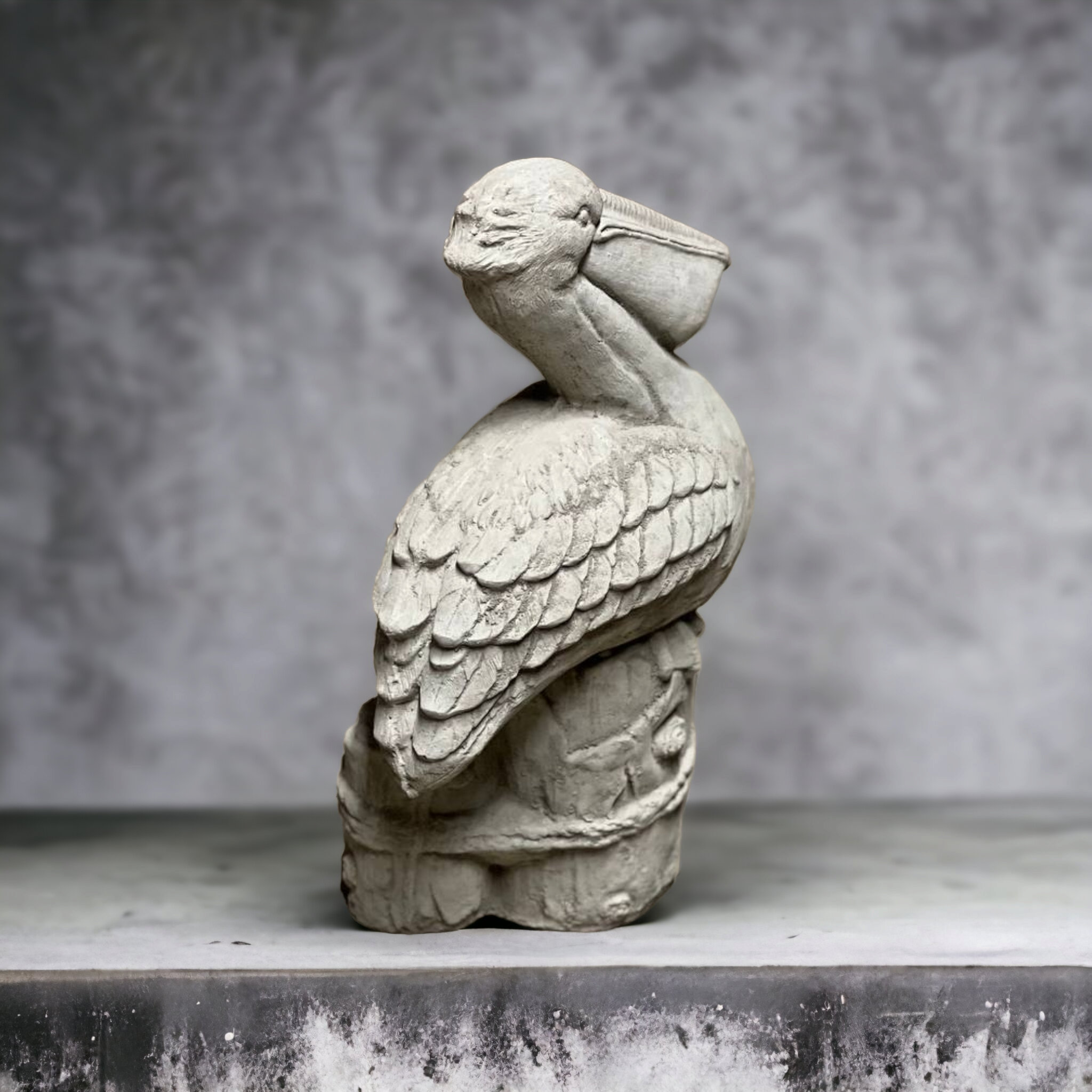 Massive Pelican Statue Concrete Pelican Bird Figure Outdoor or Etsy