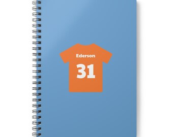 Notizblock - Ederson - Man City (A5)