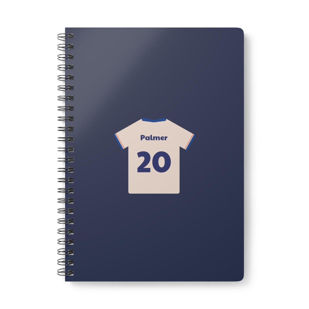Notebook - Cole Palmer - Chelsea Away Kit (A5) - Etsy