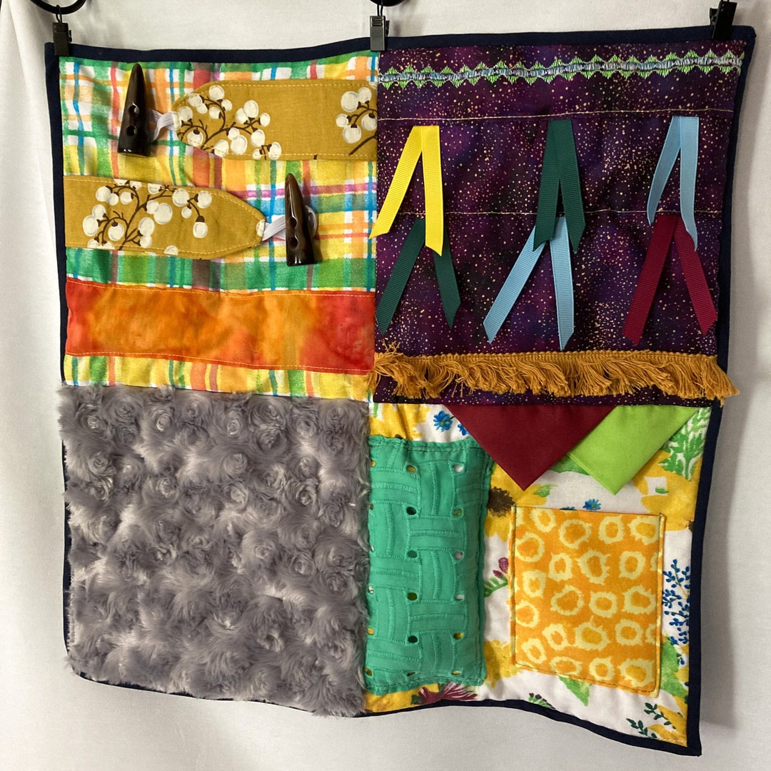 Activity/fidget Blanket Sensory Blanket for Seniors and Etsy