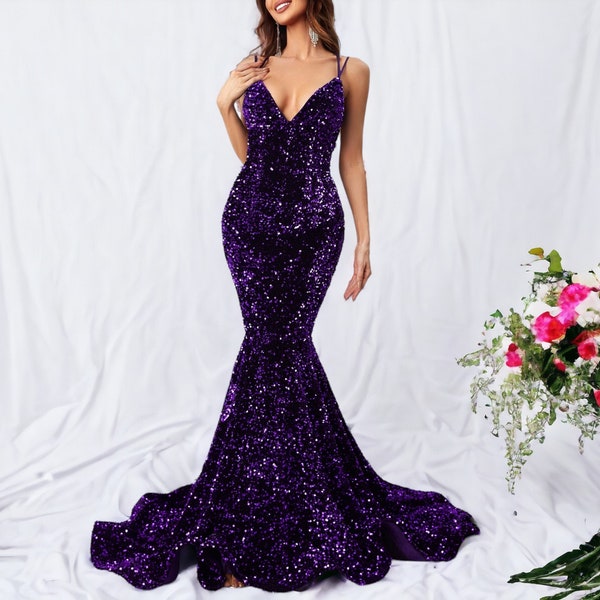 Luxury Prom Dress, Evening gown, Formal Graduation Dresses, Asoebi Dress, Mermaid Evening Dress, Bridesmaids Dress, Mermaid Lace Dress