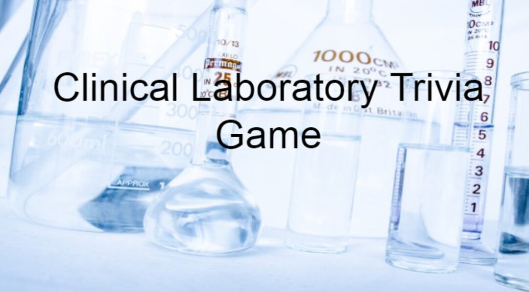Clinical Laboratory Trivia Game Etsy