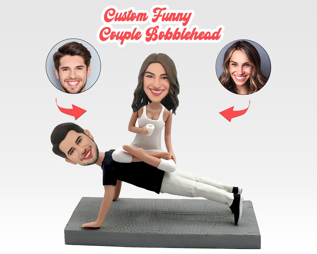 Custom Couple Bobbleheads, Custom Funny Bobblehead, Wedding Couple Gift