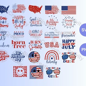 4th Of July Svg Bundle, Fourth Of July Svg, 4th Of July Png, Independence Day Svg, Patriotic Svg, American Flag Svg, Flag Svg, PNG, SVG