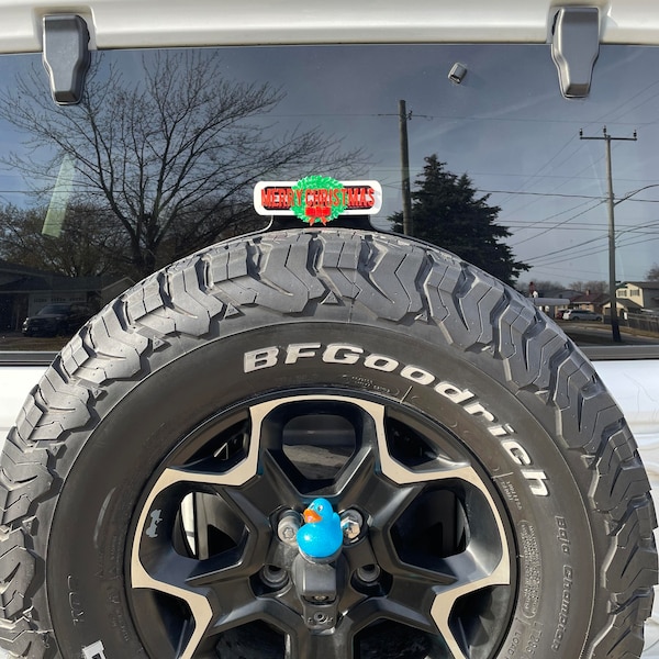 Rubber Duck Spare Tire Mount for jeep wrangler (JL)  Fits most regular sized ducks.