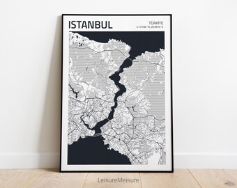 Personalisierte Stadt Karte | Digitaler Download druckbare Wandkunst | Haus Büro Dekor | Ihre Stadt Karte Prints | Reise Home Decor Geschenk