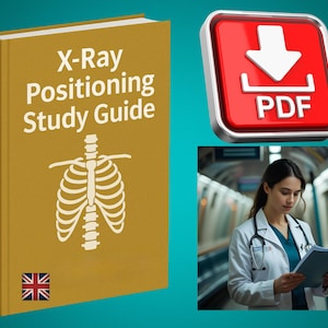 english X-Ray Positioning Work Guide for Radiology Technology Students, Interns, and Nurses - Digital Download PDF,Radiology