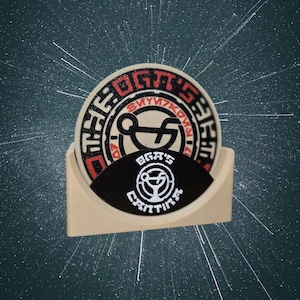 Oga's Cantina Coasters and Display Stand Inspired by Star Wars: Galaxy's Edge, Batuu and the Starcruiser - Set of 6 or 10 & Display Stand