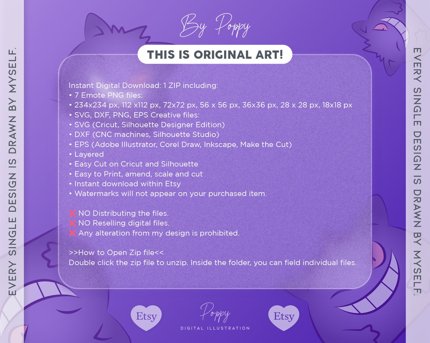 Gengar SVG Silhouette / PNG / SVG / Layered Dxf / Clipart Eps / Pokemon