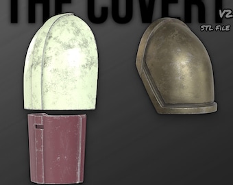 The  Mandalorian - Covert Shoulders | Mando Season 3 STL 3D FILE | Mandalorian Files | Mandalorian Shoulders | Buccaneer