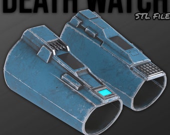 The  Mandalorian - Death Watch Gauntlets | Death Watch Vambrace | Axe Woves Gauntlets | Death Watch  STL 3D FILE | Deathwatch Files