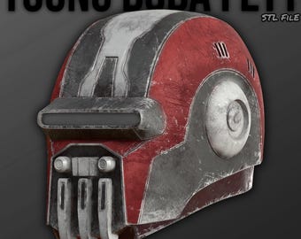 Jonge Boba Fett-helm | Star Wars | Clone Wars | Premiejager | STL 3D-bestand