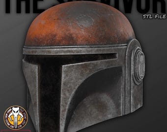 The Survivor Mandalorian Helmet | MMC Approved 3D Print File