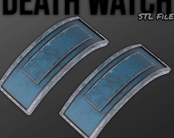 The  Mandalorian - Death Watch Neck Strap Armor | Axe Woves Neck Armor | Death Watch STL 3D FILE | Deathwatch Files | Deathwatch Neck