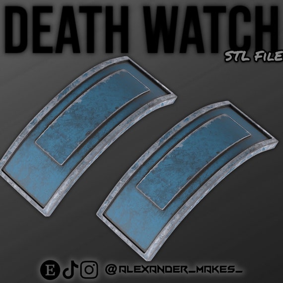 Death Watch Neck Strap Armor STL File - Axe Woves Armor