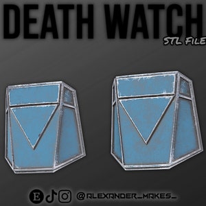 Death Watch Hand Armor STL File – Mandalorian Axe Woves Vambrace