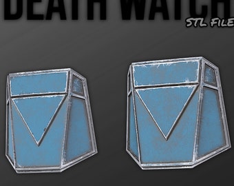 Death Watch Hand Armor STL File – Mandalorian Axe Woves Vambrace