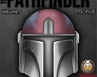 The Pathfinder |  MMC APPROVED HELMET | Custom Mandalorian - 3D Print File | Stl