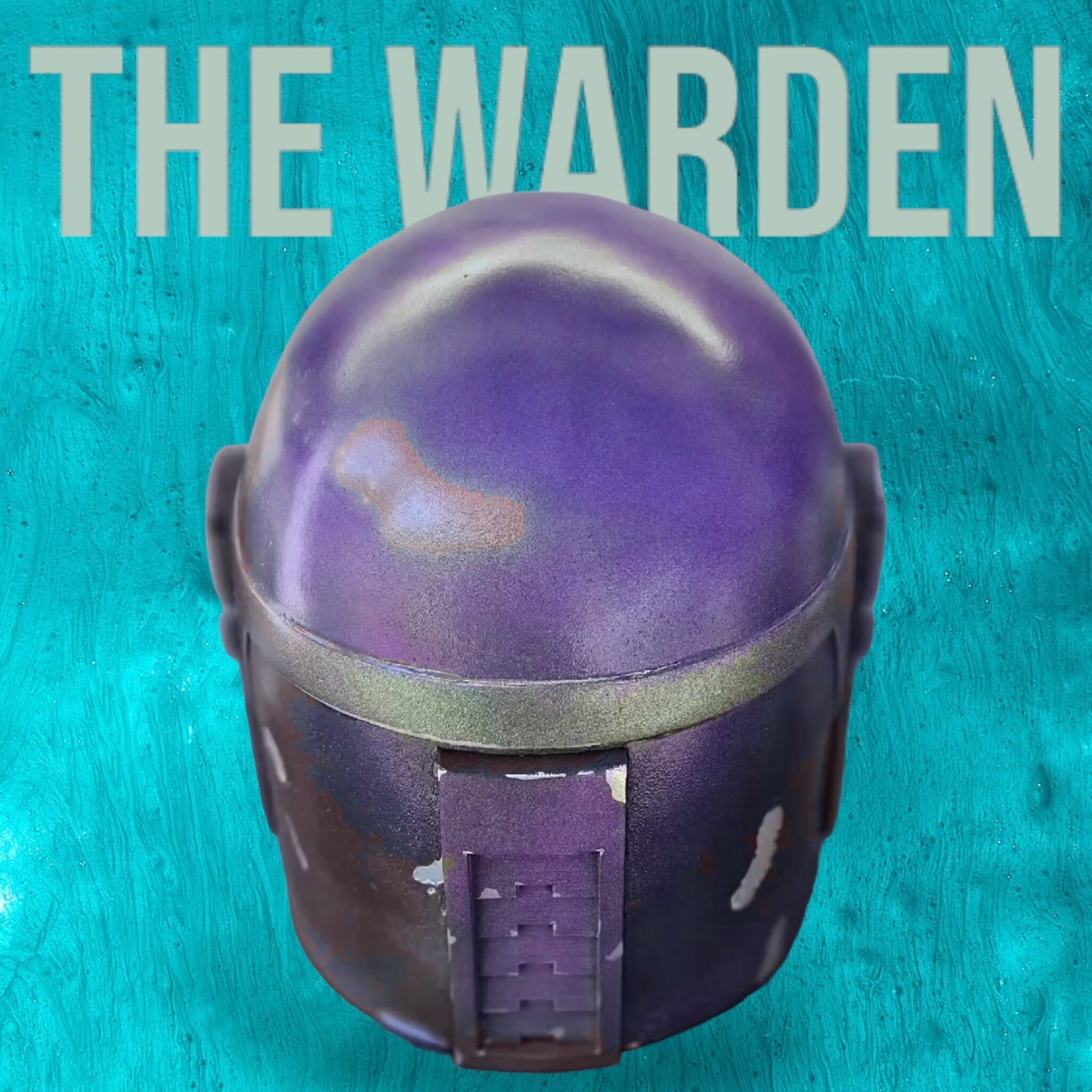 Custom Mandalorian Helmet the Warden Etsy