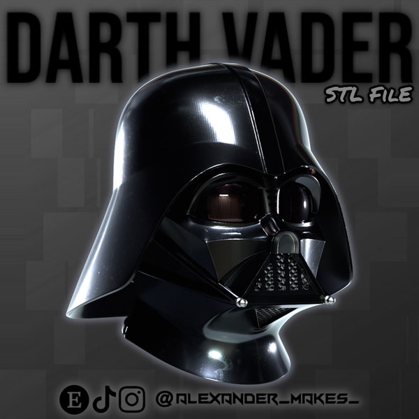 Darth Vader | Darth Vader Helmet | A New Hope | Darth Vader 3D Print File