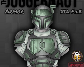 Juggernaut Armor | Heavy Mando | Paz Vizsla - 3D Print File