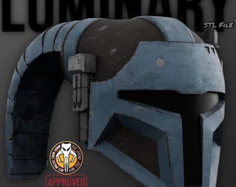 Twi'lek Heavy Mandalorian Helmet 3D Print File | MMC Approved