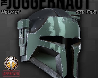 Heavy Mandalorian Helmet | The Juggernaut | MMC APPROVED HELMET | Paz Vizsla Helmet - 3D Print File