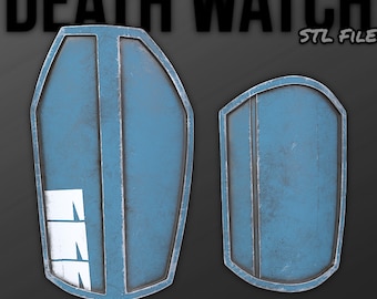 The  Mandalorian - Death Watch Thighs | Axe Woves | Death Watch Mandalorian Armor | Death Watch STL 3D FILE | Deathwatch Files