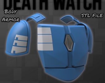The  Mandalorian - Death Watch Body Armor | Axe Woves Armor | Death Watch STL 3D FILE | Deathwatch Files | Deathwatch Chest