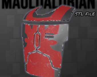 Ahsoka Live Action Mauldalorian Torso Armor - 3D Print File (STL)