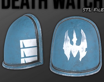 Death Watch Shoulder Armor STL File – Axe Woves Armor