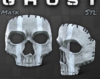 Ghost Mask | Call Of Duty | 3D File | Ghost COD STL