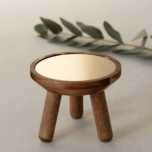 DIY Tisch aus Akazienholz Set zum selber bauen ideal für deinen schönsten Schmuck oder Duftkerzen Bild 1