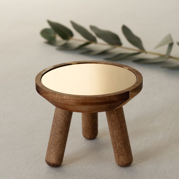 DIY Tisch aus Akazienholz - Set zum selber bauen - ideal für deinen schönsten Schmuck oder Duftkerzen