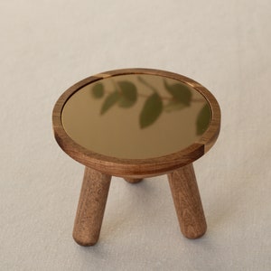 DIY Tisch aus Akazienholz Set zum selber bauen ideal für deinen schönsten Schmuck oder Duftkerzen Bild 4